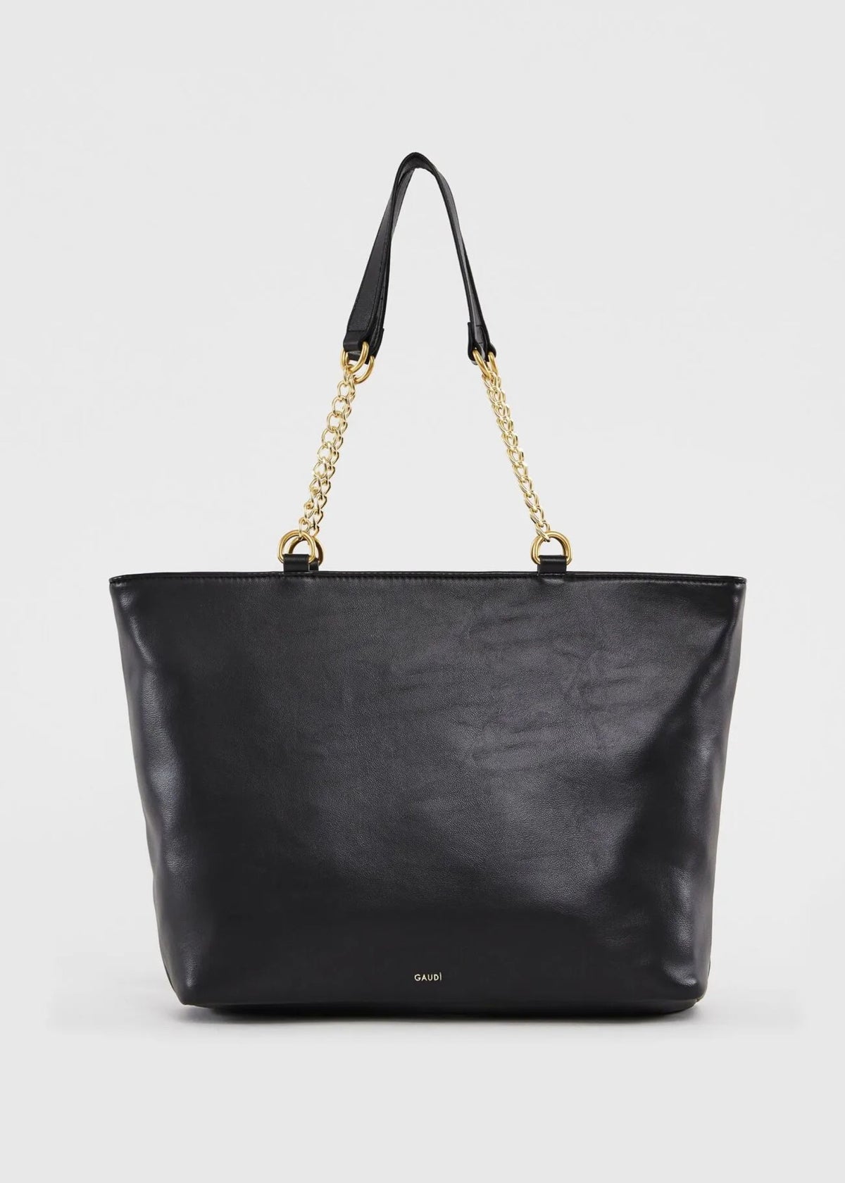 Borsa shopping trapuntata Gaudi Jeans, nero, vista posteriore