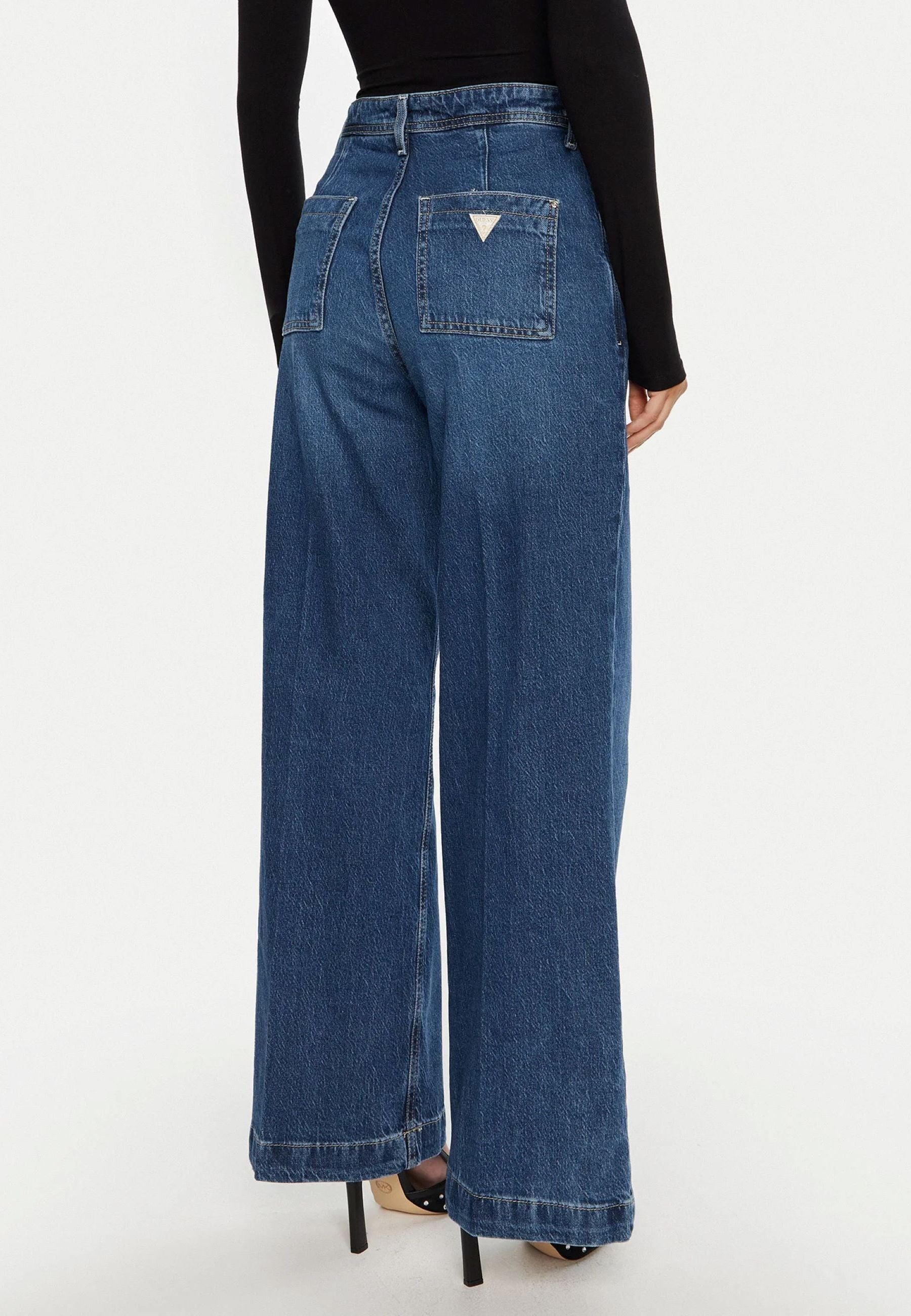Pantaloni Guess W4YA77D5DD4