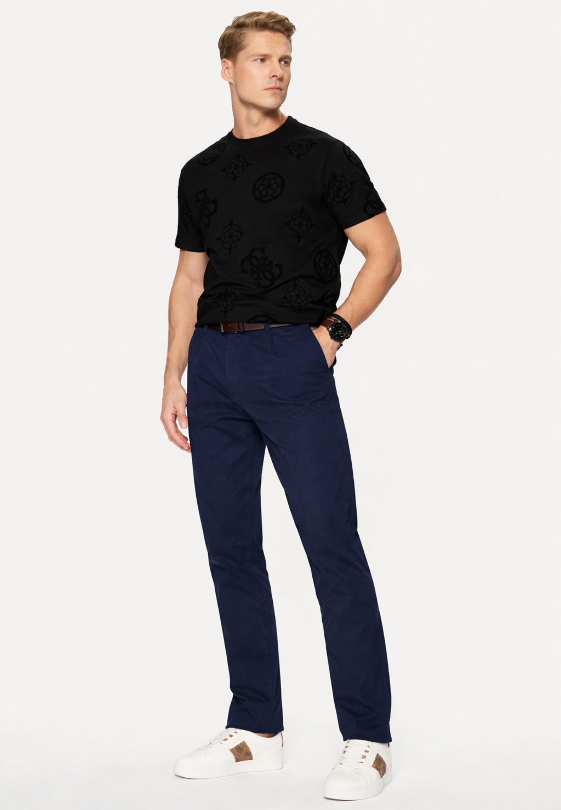 Pantaloni Guess M4BB27WGHA1