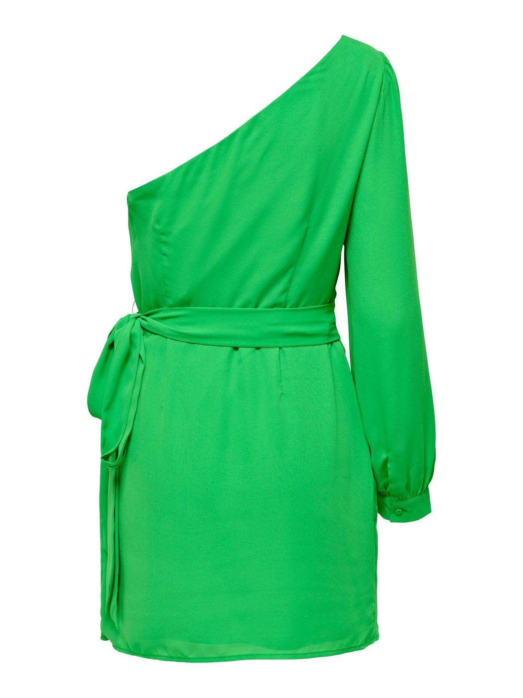 15272794 - Vestito corto da party, monospalla, manica lunga.