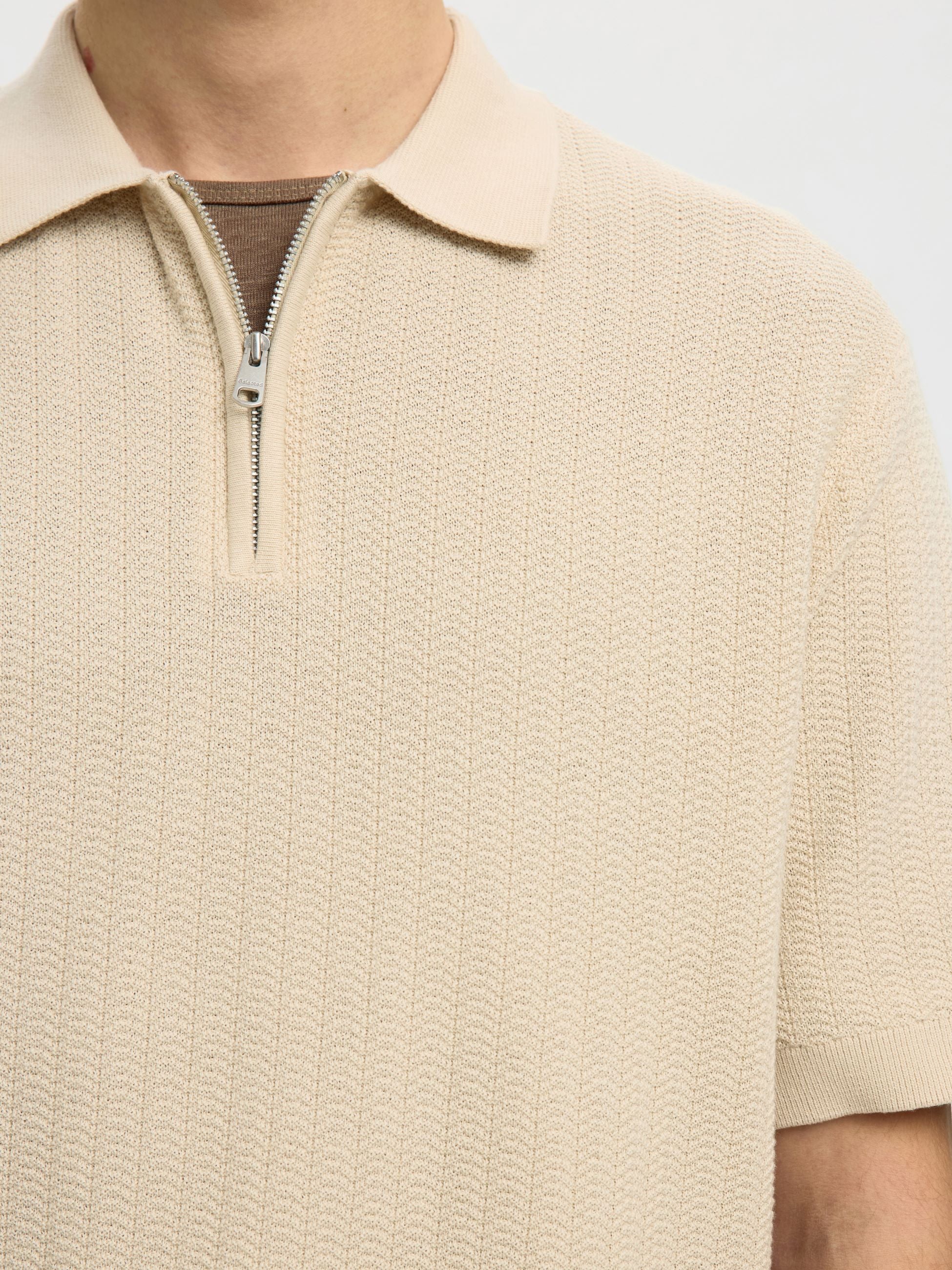 T-Shirt e Polo Selected 16096388 Panna