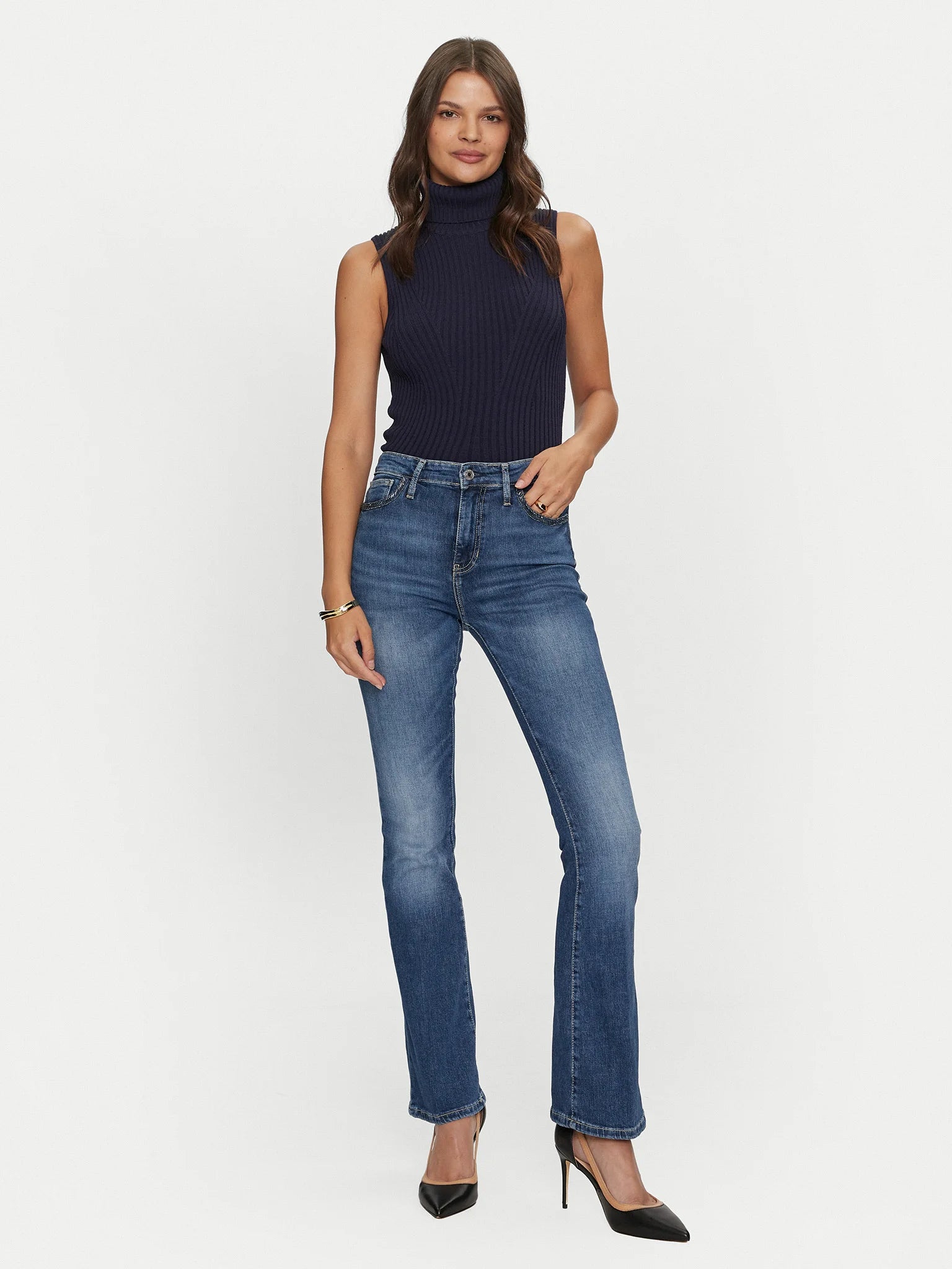 Pantaloni Guess W4YA0LD5926