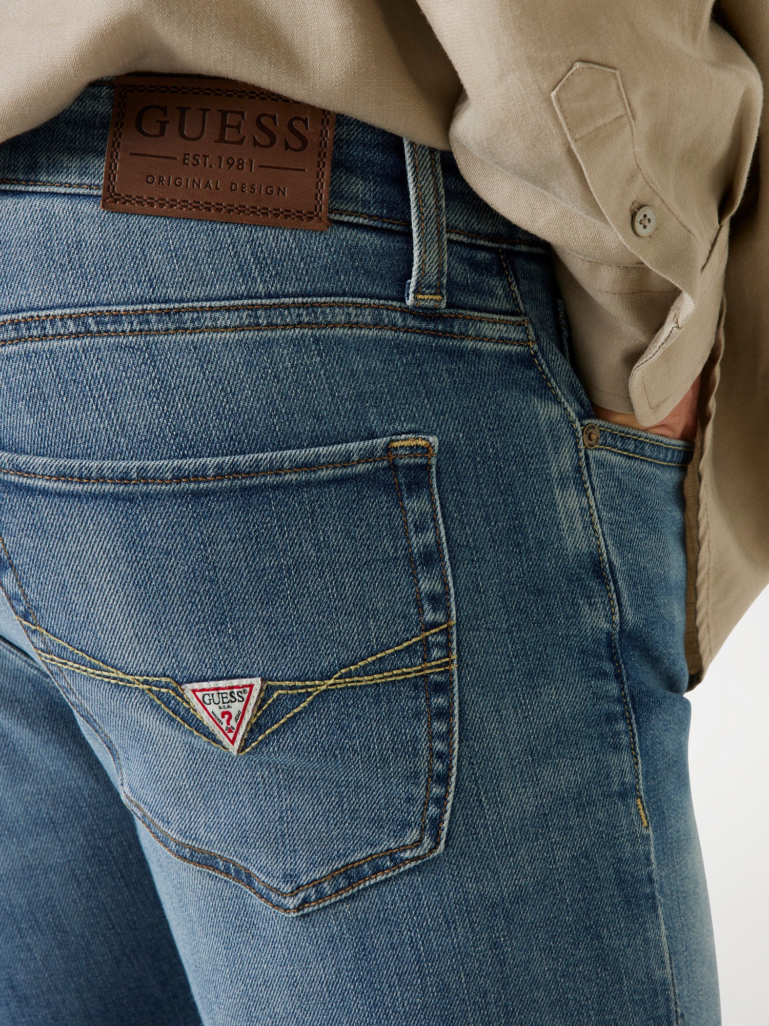 Pantaloni Guess M5YAR7D5QH1