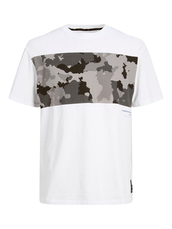 12229425 - T-shirt con stampa camouflage vestibilità morbida.