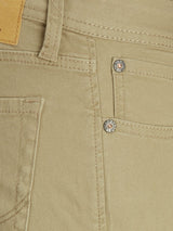 12174072 - Pantalone basico in cotone a tinta unita