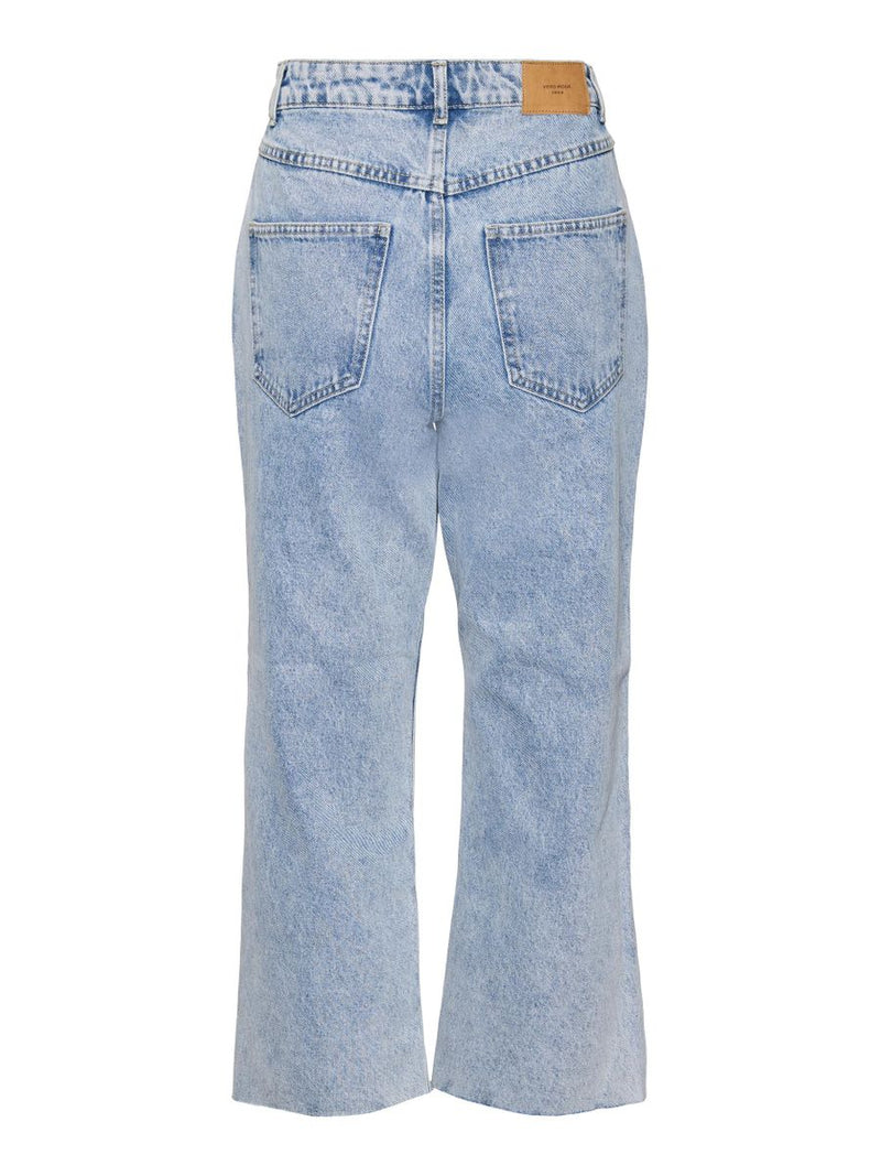 10257972 - Jeans a culotte lavaggio chiaro.