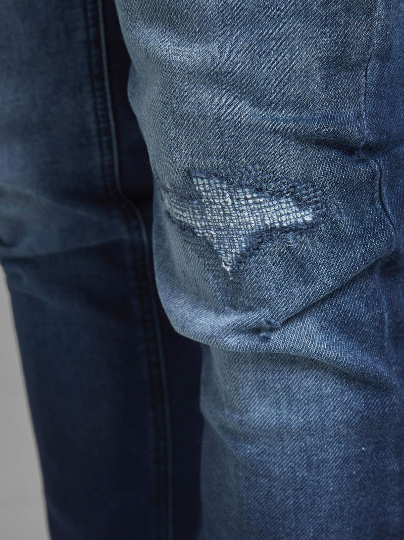 12175614 - Jeans glenn scambiato con rotture