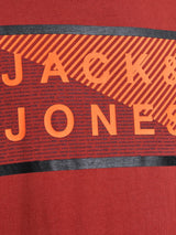 12185035 -T-shirt con logo stampato sul davanti bicolore.