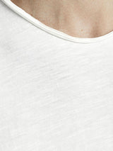 12182498 -T-shirt vestibilità morbida, girocollo a rotolino.