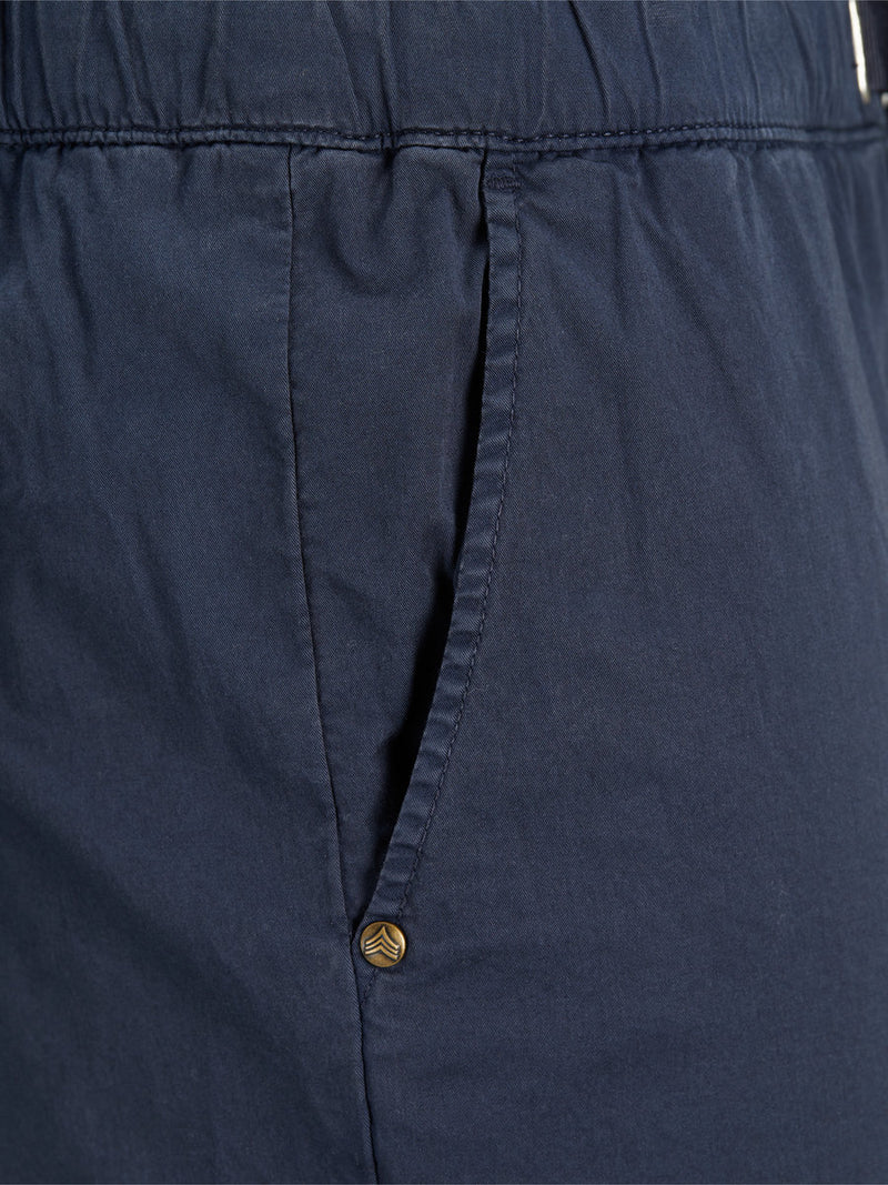 12134523 - Pantalone in cotone, elastico in vita