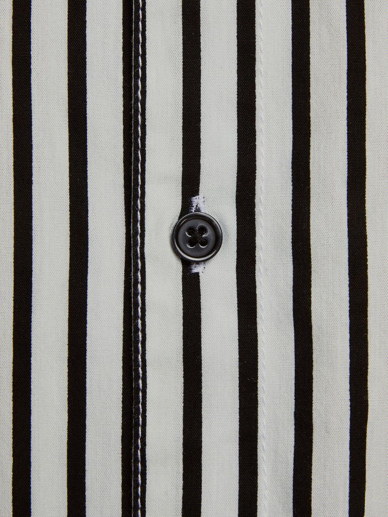 12152111 - Camicia slim fit a righe, maniche corte