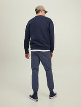 12212133 -Pantalone in cotone morbido con elastico in vita.