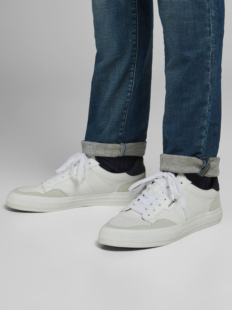12184170 - Sneakers in tessuto con suola bianca