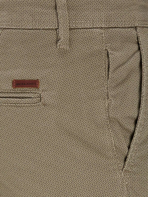 12195093 - Pantalone taglio classico micro fantasia.