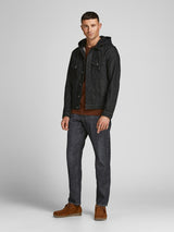 12190866 - Giacca di jeans con cappuccio removibile.