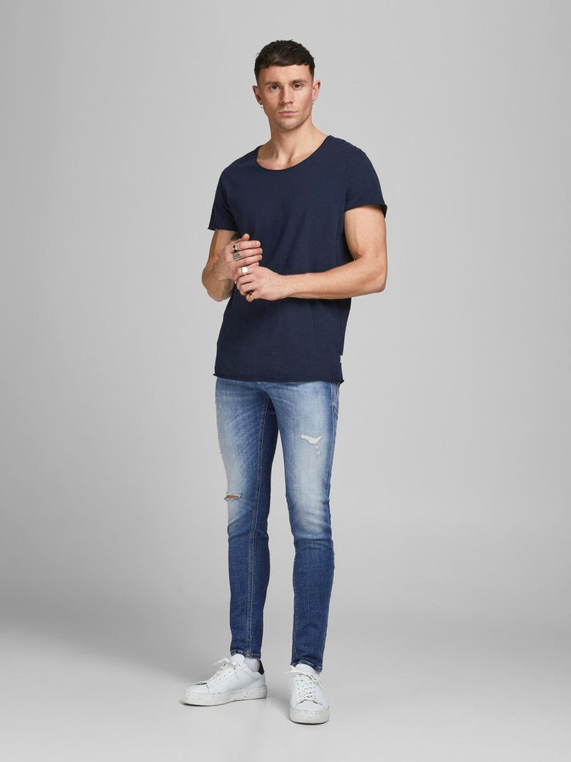 12185951 - Jeans Liam skinny con rotture